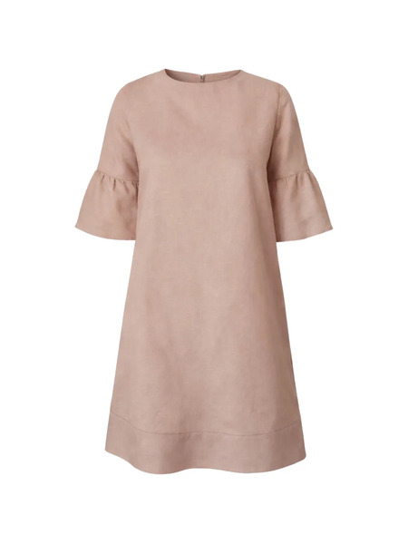  Gran Sasso Ruffled Mini Dress - Pink 