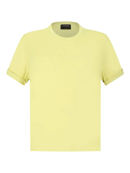  Gran Sasso Turn-up Sleeve T-shirt - Yellow 