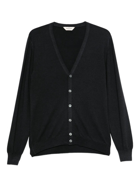  Gran Sasso V-neck Button Cardigan - Grey 