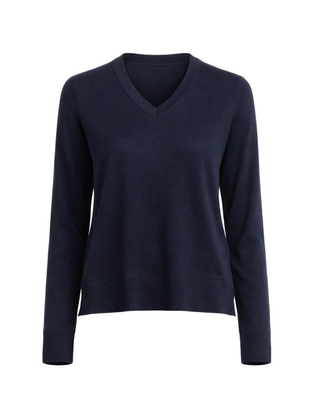  Gran Sasso V-neck Jumper - Blue 