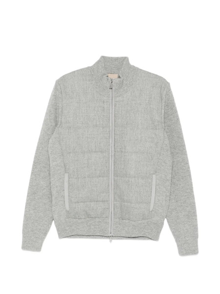  Gran Sasso Zip-fastening Quilted Jacket - Grey 