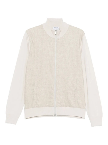  Gran Sasso Zip-up Cardigan - Neutrals 