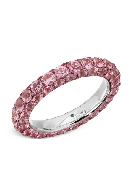  Graziela 18k White Gold Sapphire Ring - Silver 