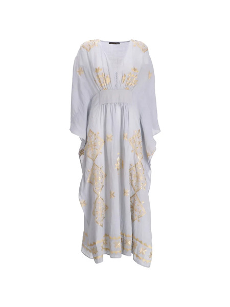  Greek Archaic Kori Lefkada Kaftan - Blue 