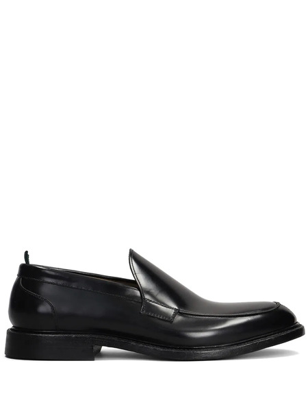  Green George Leather Loafers - Black 