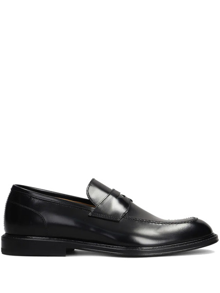  Green George Leather Loafers - Black 