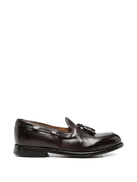  Green George Tassel Loafers - Brown 