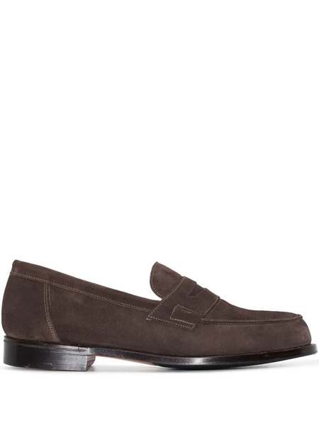  Grenson Epsom Round-toe Loafers - Brown 
