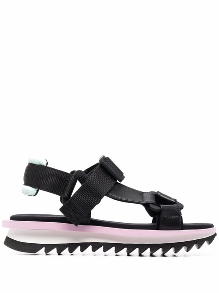  Grey Mer Chunky Buckle-fastening Sandals - Black 