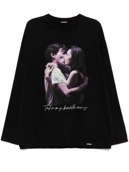  Ground Zero Graphic-print T-shirt - Black 