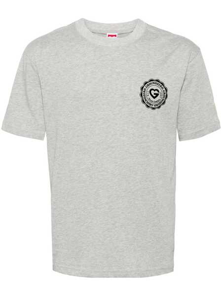  Ground Zero Logo-print Cotton T-shirt - Grey 