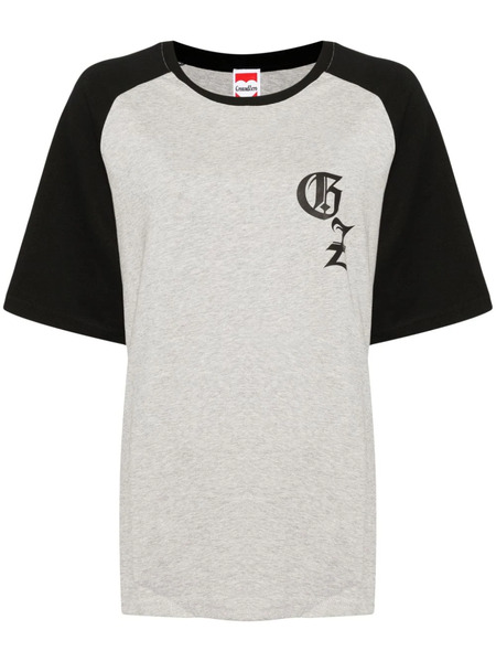  Ground Zero Logo-print Cotton T-shirt - Grey 