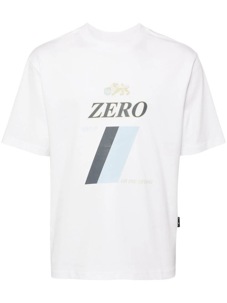  Ground Zero Logo-print Cotton T-shirt - White 