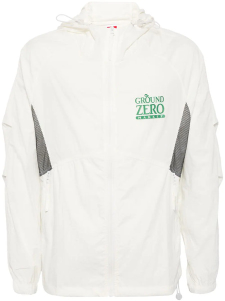  Ground Zero Logo-print Lightweight Jacket - White 