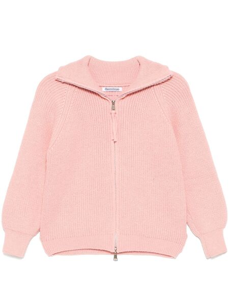  Ground Zero Zip-up Cardigan - Pink 