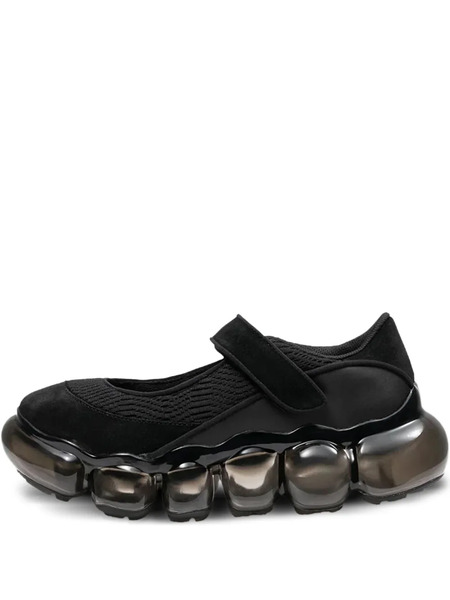  Grounds Moopie Mary Jane Bubble-sole Sneakers - Black 