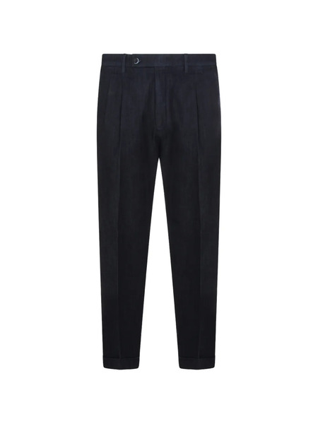  Gta Pantalone Pleated Tailored Trousers - Blue 