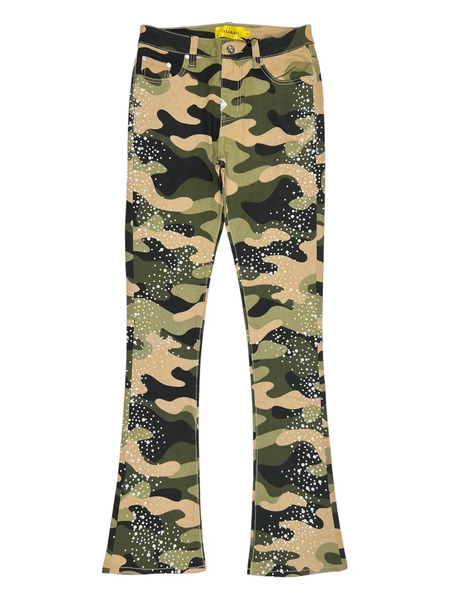  Guapi Pearl-embellished Jeans - Green 