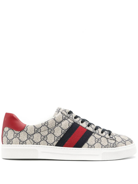  Gucci Gucci Ace Sneakers - Neutrals 