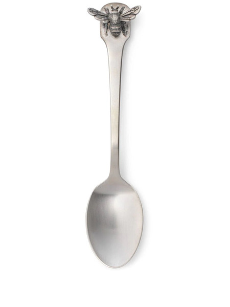  Gucci Bee-engraved Set Of Two Coffee Spoons - Silver 