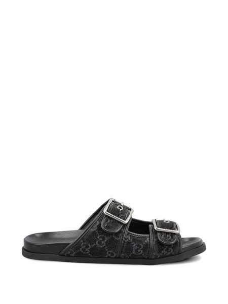  Gucci Buckle-strap Sandals - Black 