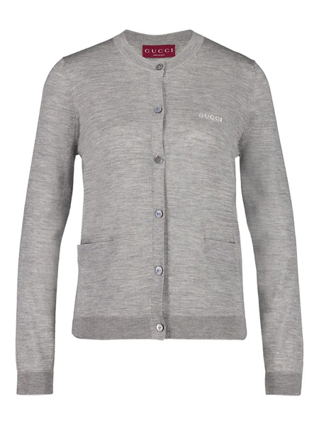  Gucci Button-up Cardigan - Grey 