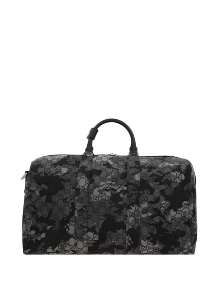  Gucci Camouflage Holdall - Grey 