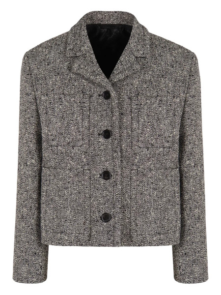  Gucci Collared Pocket Jacket - Grey 