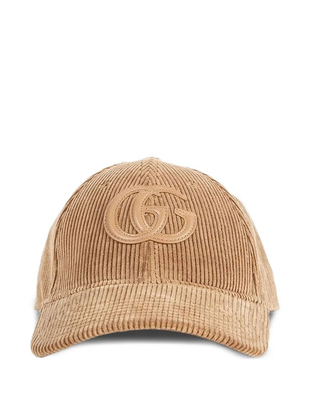 Gucci Corduroy Logo Baseball Hat - Neutrals 