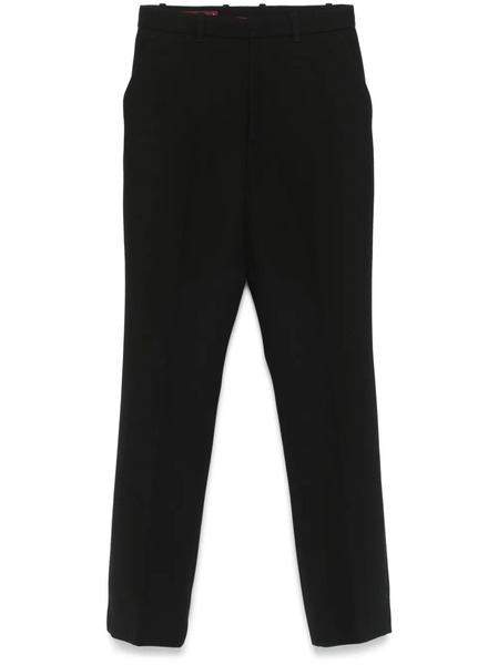  Gucci Crepe Wool Trousers - Black 