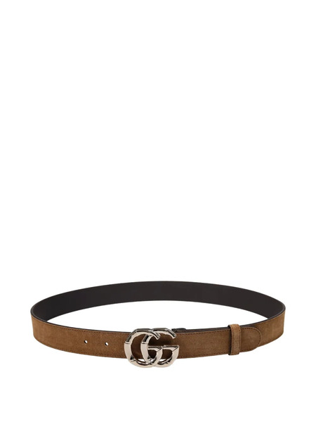  Gucci Double G Belt - Brown 