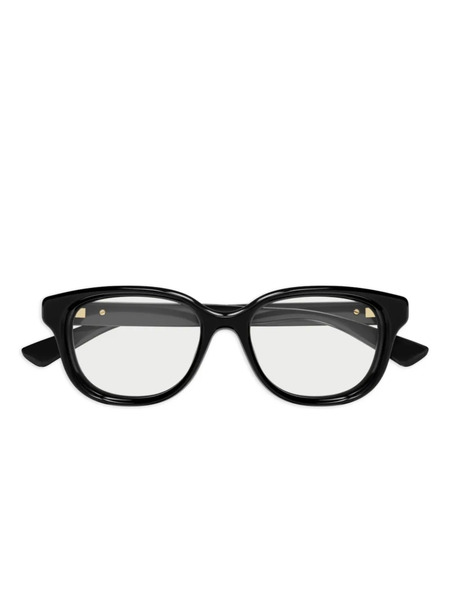  Gucci Eyewear Geometric Logo-temples Glasses - Black 