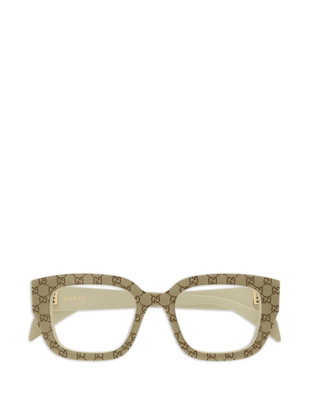  Gucci Eyewear Gg2021o Patterned Glasses - Neutrals 