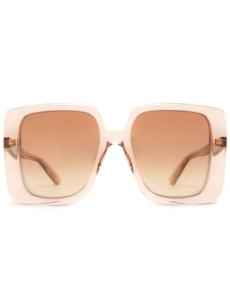  Gucci Eyewear Oversize Square-frame Sunglasses - Pink 
