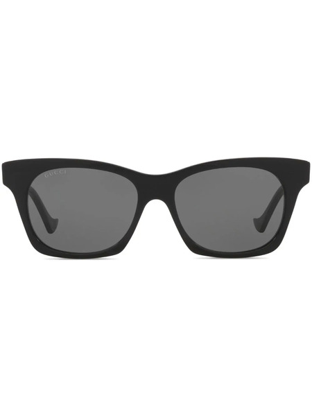  Gucci Eyewear Rectangular-frame Sunglasses - Black 