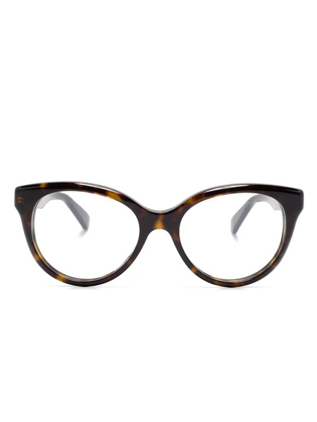  Gucci Eyewear Round-frame Glasses - Brown 