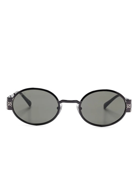  Gucci Eyewear Round-frame Sunglasses - Black 