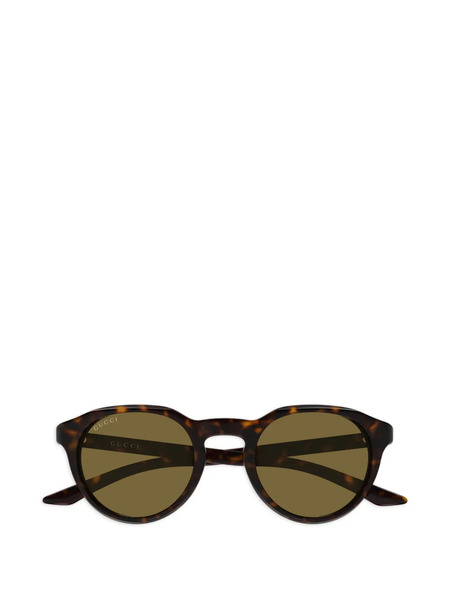  Gucci Eyewear Round Sunglasses - Brown 