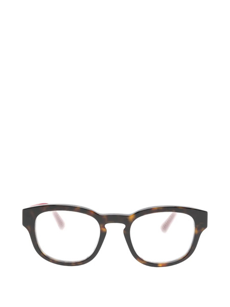  Gucci Eyewear Square Frame Glasses - Brown 