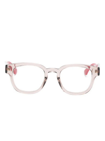  Gucci Eyewear Square-frame Glasses - Pink 