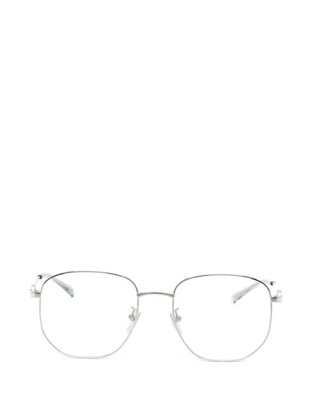  Gucci Eyewear Square Frame Glasses - Silver 