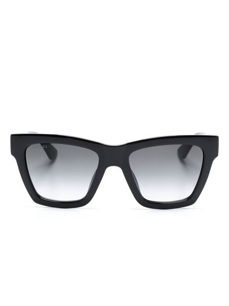  Gucci Eyewear Square-frame Gradient Sunglasses - Black 