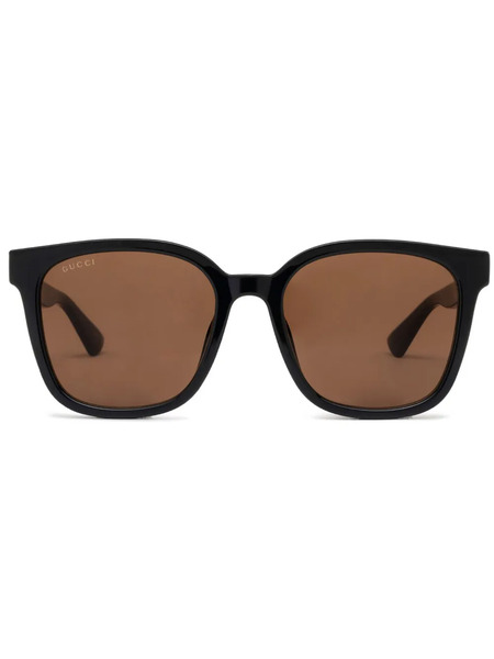  Gucci Eyewear Square Frame Sunglasses - Grey 