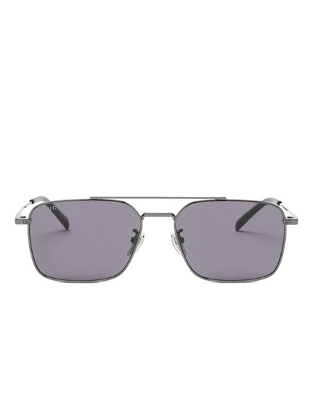  Gucci Eyewear Square-frame Sunglasses - Metallic 