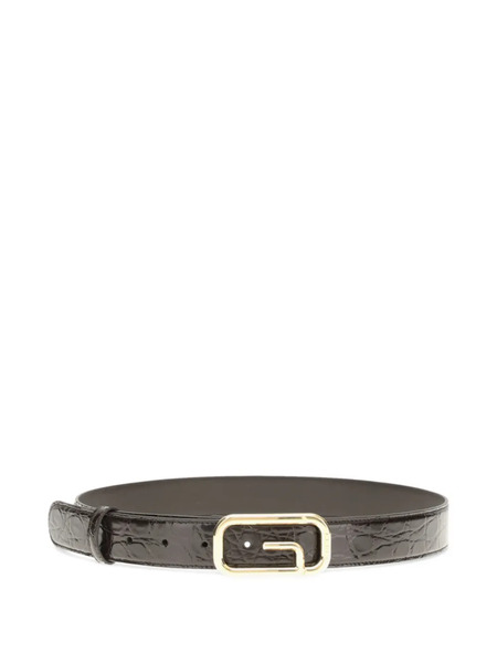  Gucci G-buckle Reversible Belt - Brown 