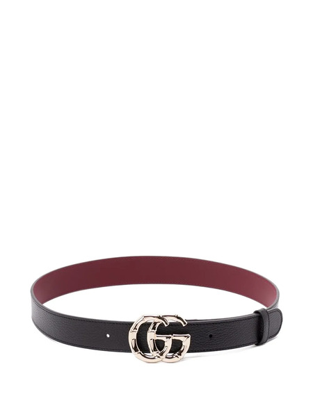  Gucci Gg Buckle Belt - Black 