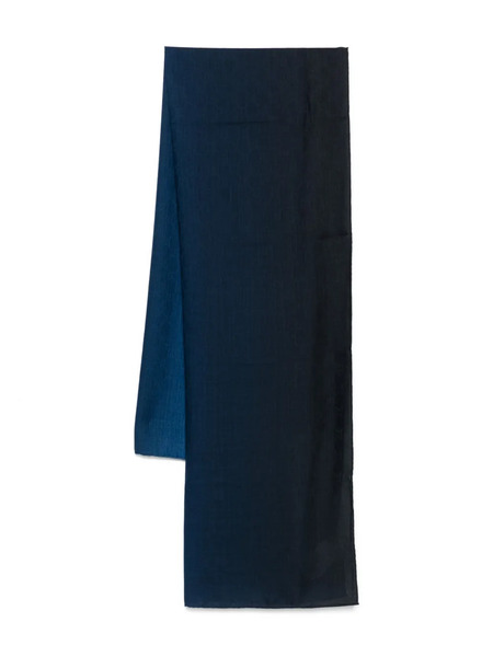  Gucci Gg-jacquard Scarf - Blue 