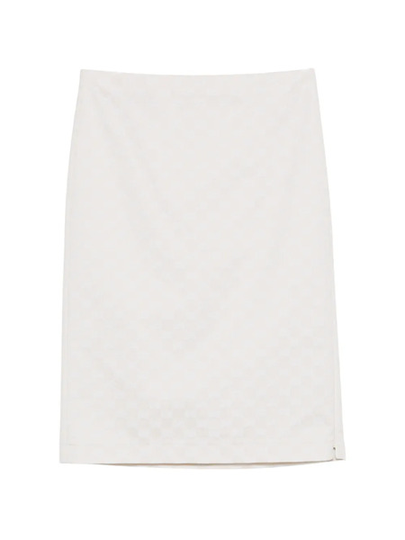  Gucci Gg-pattern Midi Skirt - Neutrals 