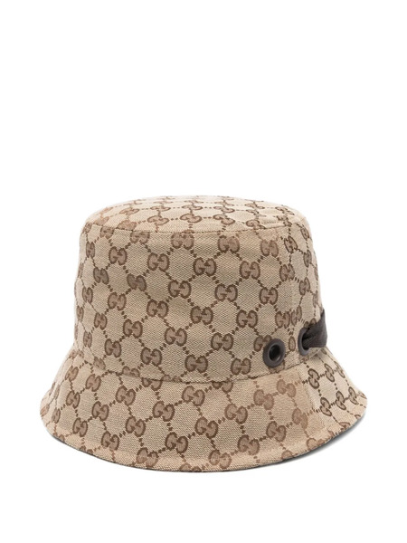  Gucci Gg-patterned Bucket Hat - Neutrals 