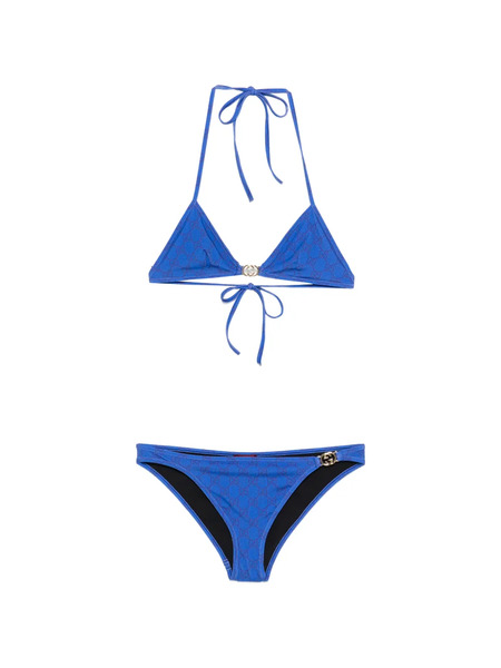  Gucci Gg-print Bikini - Blue 